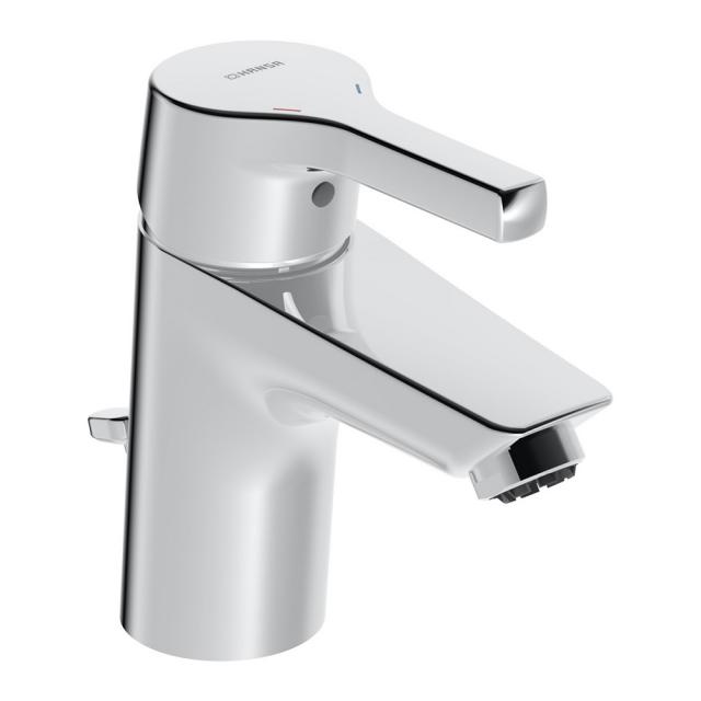 Hansa Paleno single lever basin fitting, for open hot water heaters with pop-up waste set