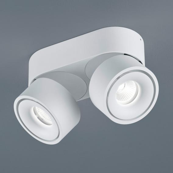 helestra NAKA LED ceiling light / spotlight, double