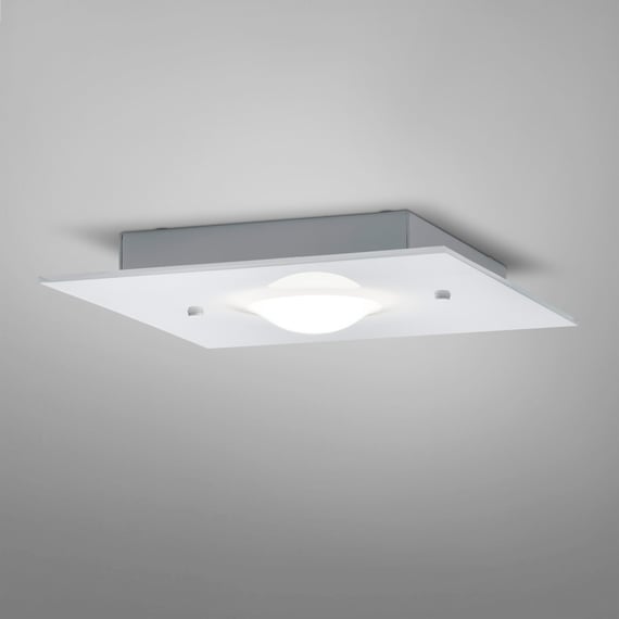 Philips MyLiving Deckenleuchte Ayden – Dimmbar, 42 W, Warmweiß, Energiesparend, Weißes Glas-Design