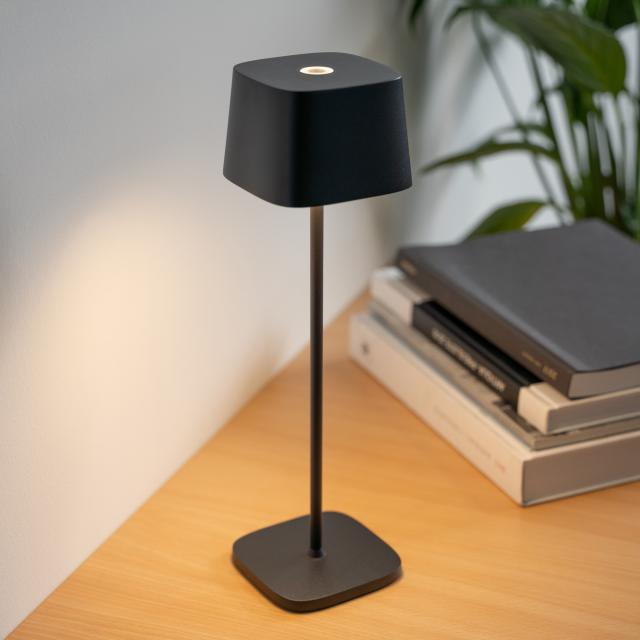 helestra KORI LED rechargeable table lamp with dimmer