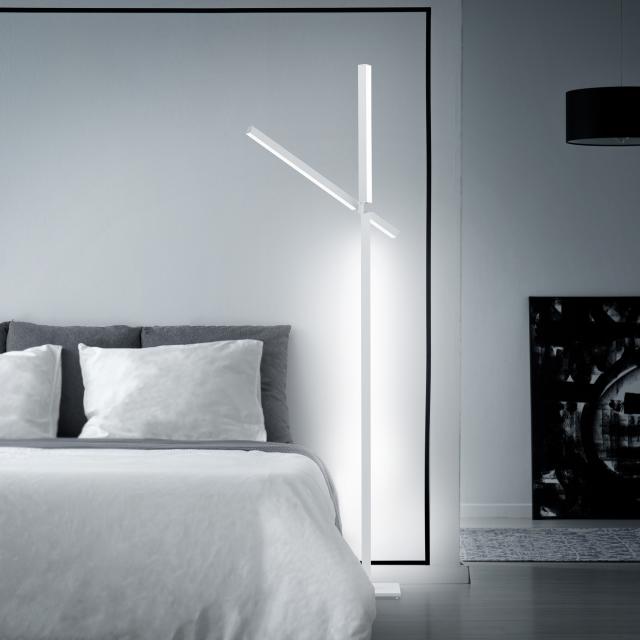 helestra Stay LED floor lamp with dimmer