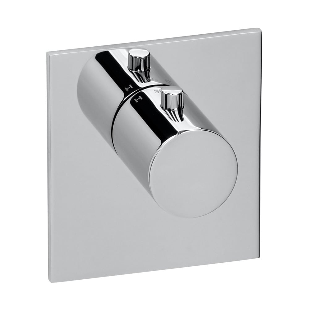 Herzbach Logic XL Mitigeur thermostatique, pour bain & douche chrome ...