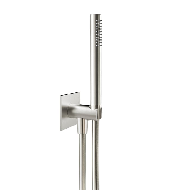 Supporto in acciaio inox a parete con 5 ganci