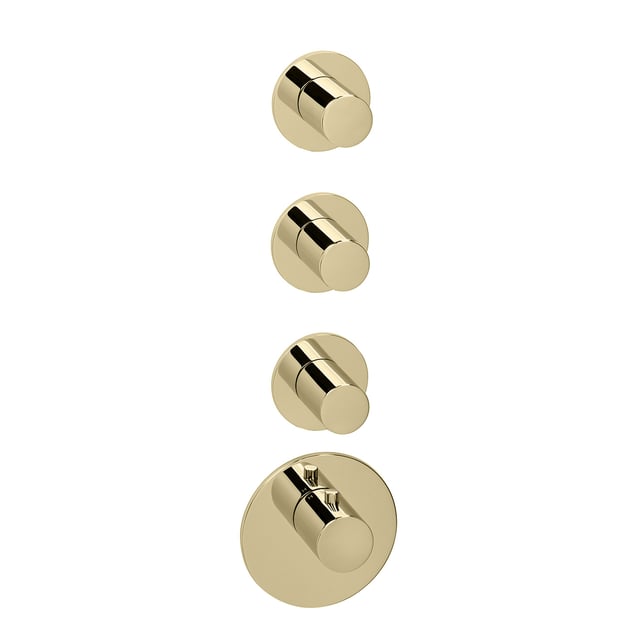 Herzbach Logic iX XL Mitigeur thermostatique de douche encastré or - 30 ...