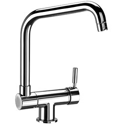 Herzbach Design New single-lever kitchen mixer tap, for front-of-window installation