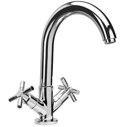 Herzbach Stilo two-handle kitchen mixer tap