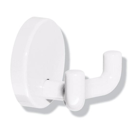 Hewi Series 477 double hook pure white