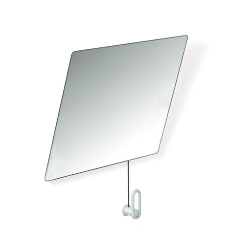 Hewi Series 801 adjustable mirror pure white