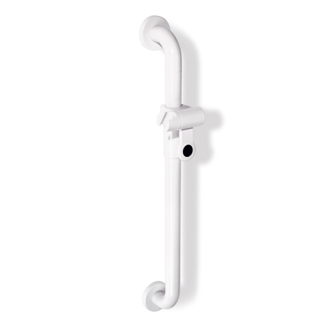 Hewi Series 801 shower rail H: 600 mm pure white