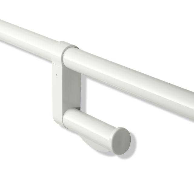 Hewi Series 801 toilet roll holder adapter set for rail system pure white