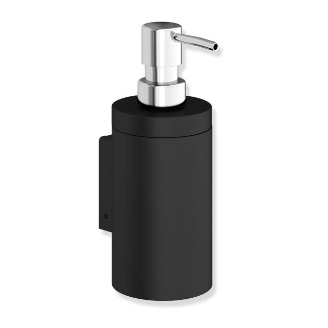 Hewi System 900 soap dispenser with bracket matt black