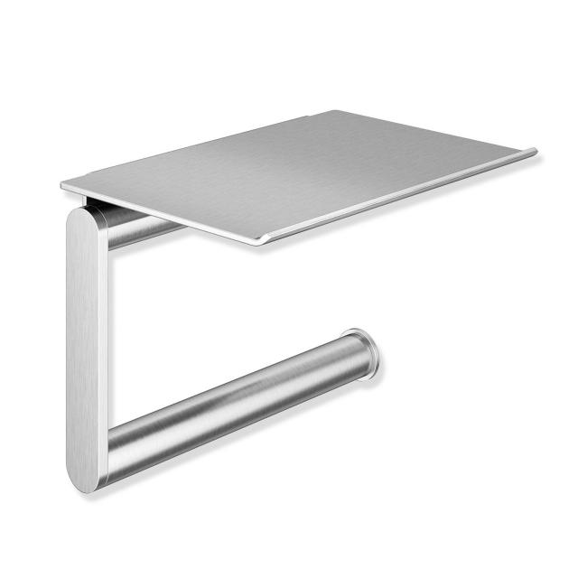 Hewi System 900 toilet roll holder with shelf brushed stainless steel