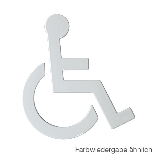 Hewi Universal symbol, wheelchair light grey
