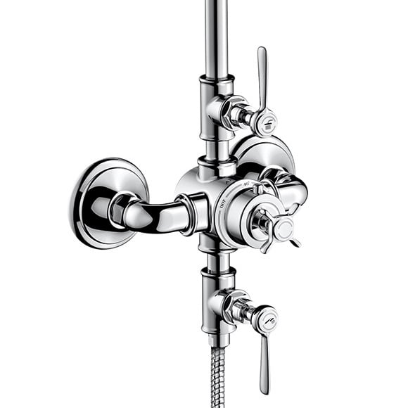 AXOR Montreux system prysznicowy natynkowy z termostatem kolor: chrom ...