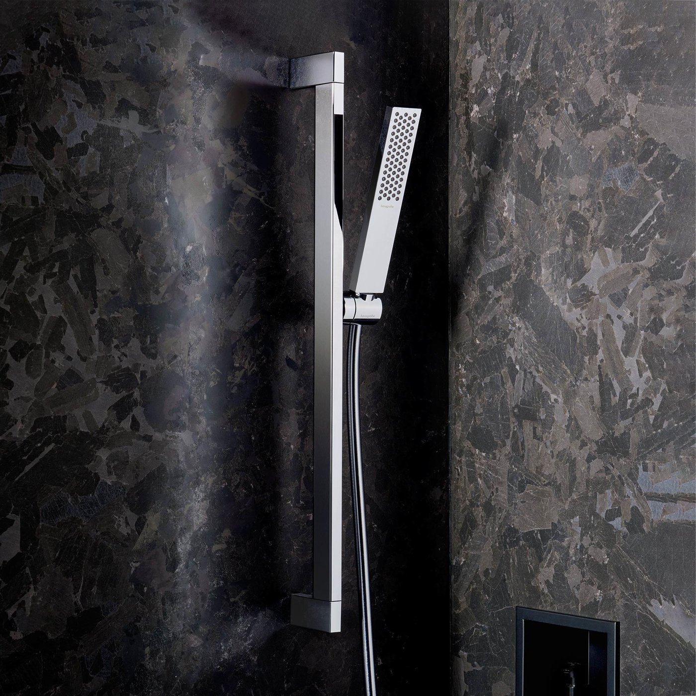 hansgrohe Pulsify E Set de douche avec barre, 1 jet chrome - 24370000 ...