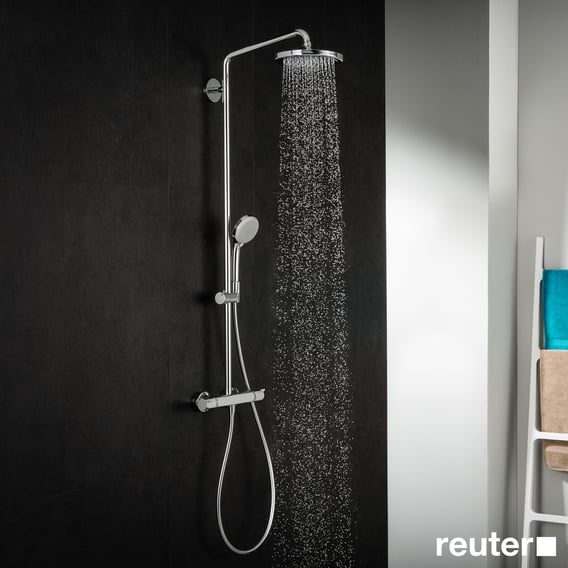 Hansgrohe Showerpipe, EcoSmart - 27185000 | REUTER