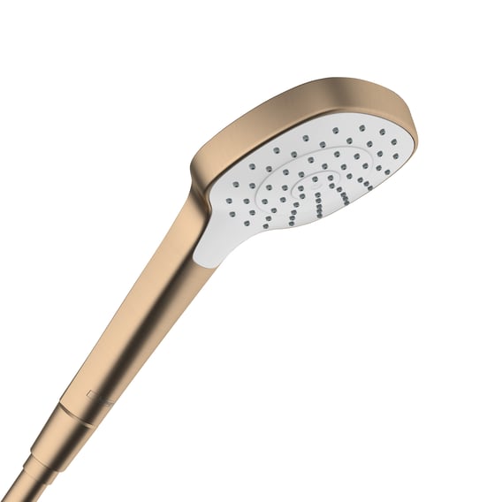 Hansgrohe Select E 1jet shower EcoSmart, brushed bronze - 26814140 REUTER