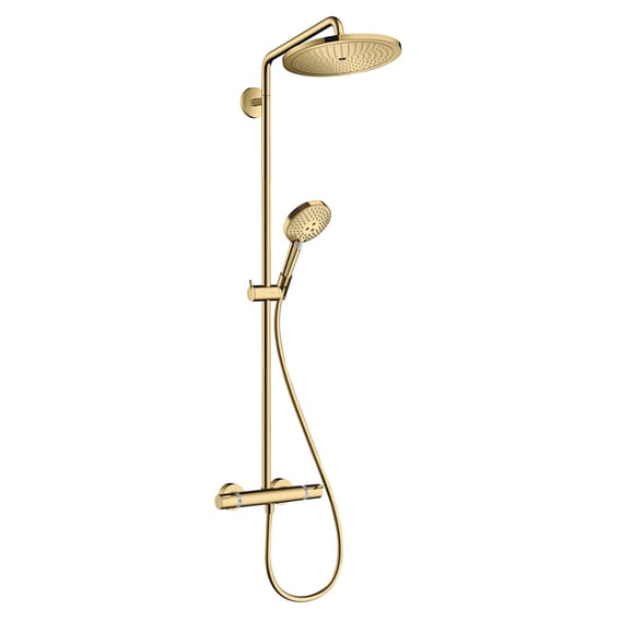 Hansgrohe Croma Select S 280 Air showerpipe gold - |