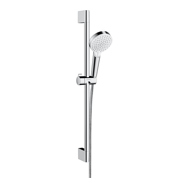 Crometta Vario shower with EcoSmart 6 litres per minute, white/chrome - | REUTER