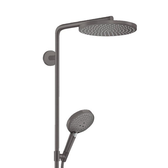 Pommeau De Douche Hansgrohe Activera S 240 Mm - Jet Pluie - économie D'eau EcoSmart+ (6L/min) - Noir Mat - 9
