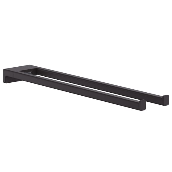 hansgrohe AddStoris Handtuchstange starr, schwarz matt - 41770670 | REUTER