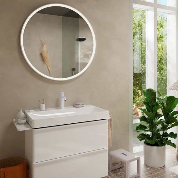Hansgrohe Rubinetto Lavabo Con Scarico Push, Risparmio Energetico E Idrico Design Minimalista Rubinet 57846926