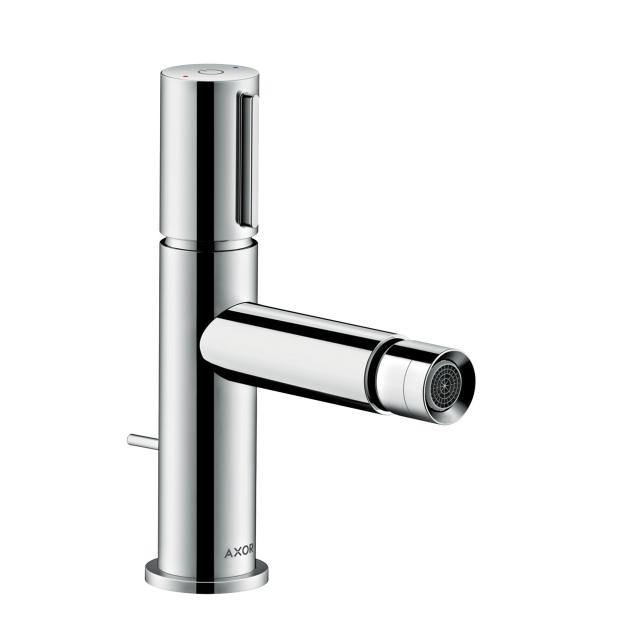 AXOR Uno Select single lever bidet mixer, with pop-up waste set chrome