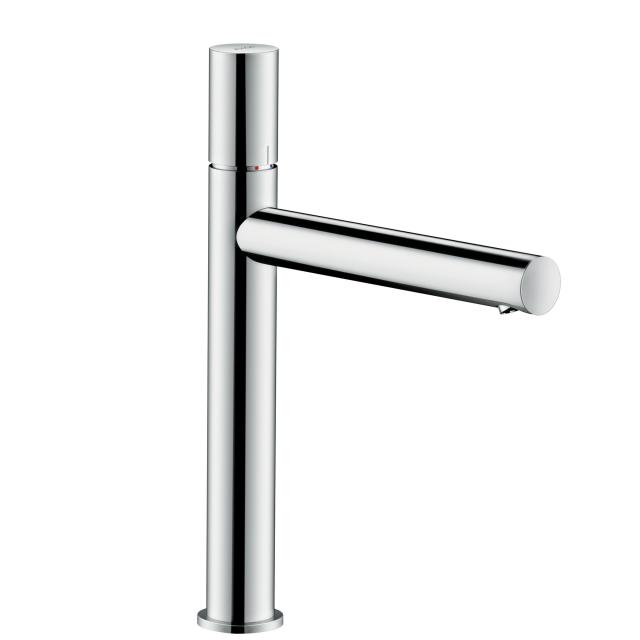 AXOR Uno single lever basin fitting 200, with Zero handle with always-open waste valve, chrome