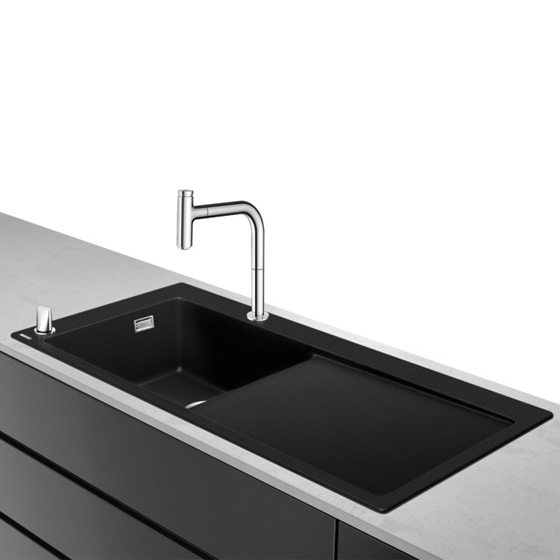 Hansgrohe C51 kitchen sink 450 with drainer