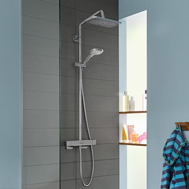 Hansgrohe Croma E 1jet Showerpipe mit Thermostat