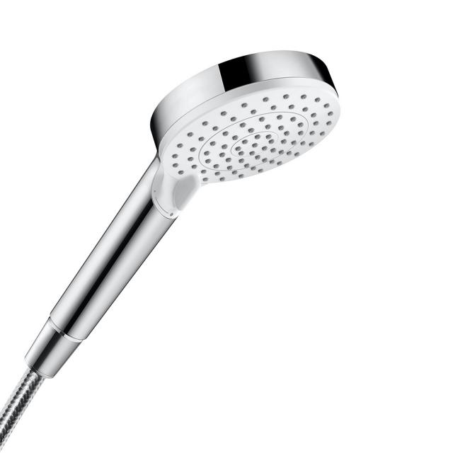 Hansgrohe Crometta Vario hand shower with EcoSmart 6 litres per minute, white/chrome