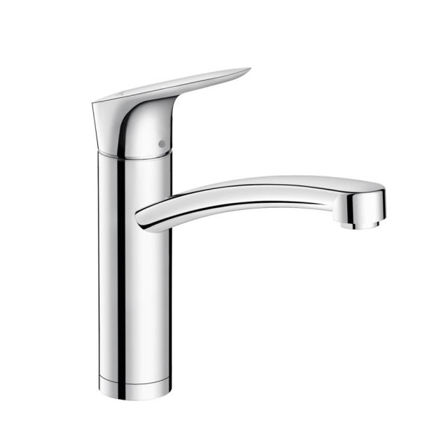 Hansgrohe Logis M31 single lever kitchen mixer 160 front-of-window installation