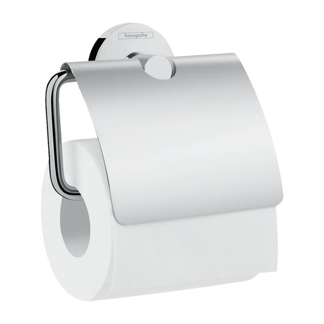 Hansgrohe Logis Universal Support de rouleaux papier toilette avec couvercle