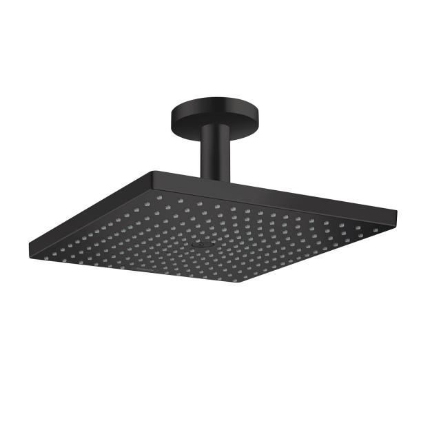 Hansgrohe Raindance E 300 Air 1jet overhead shower with ceiling connection matt black, without EcoSmart