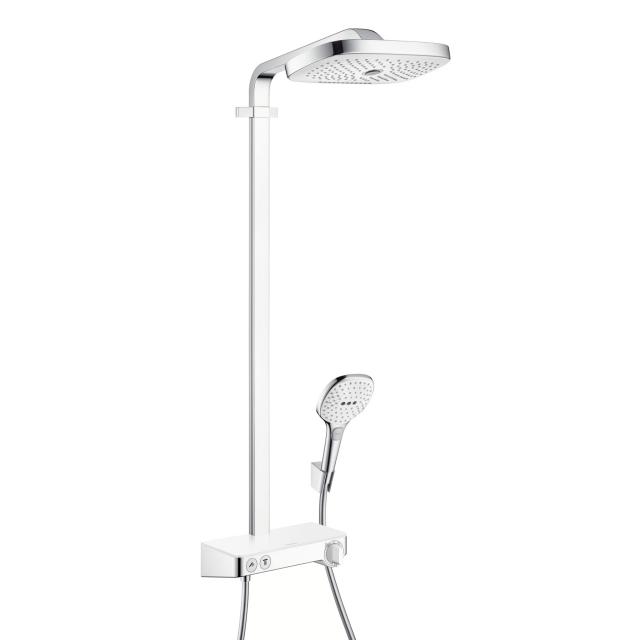 Hansgrohe Raindance Select E 300 2jet ShowerTablet Showerpipe white/chrome