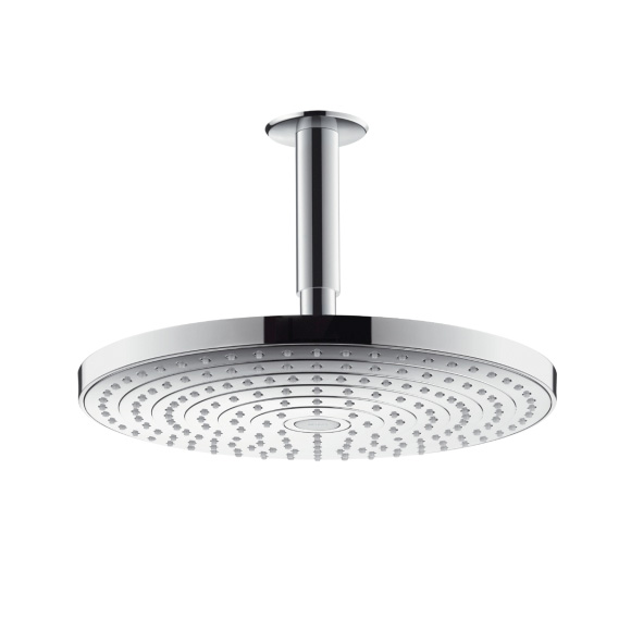 Hansgrohe Raindance Select S 2jet overhead shower with ceiling connection chrome, without EcoSmart