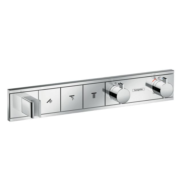 Hansgrohe RainSelect trim set for 3 outlets, concealed chrome