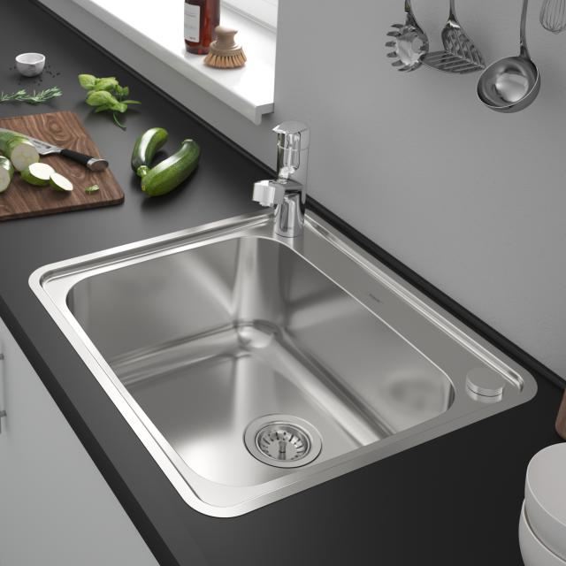 Hansgrohe S41 drop-in kitchen sink 500/400