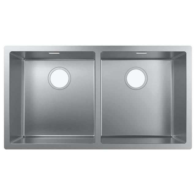 Hansgrohe S71 double undermount kitchen sink 370 X 370