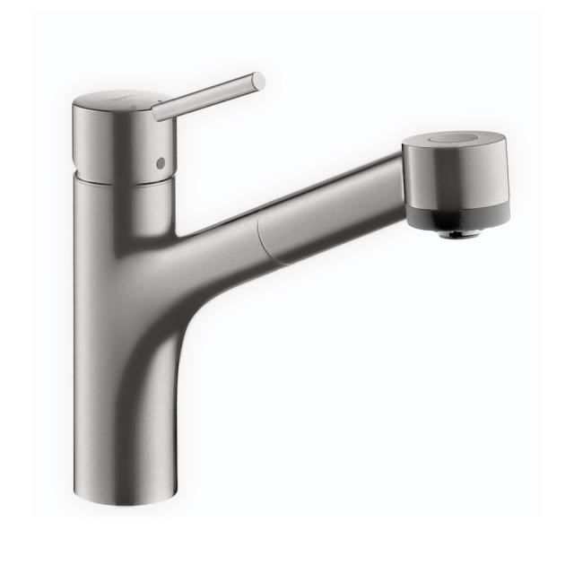 Hansgrohe Talis M52 single lever kitchen mixer 170, with pull-out spray, 2jet, with sBox stainless steel look