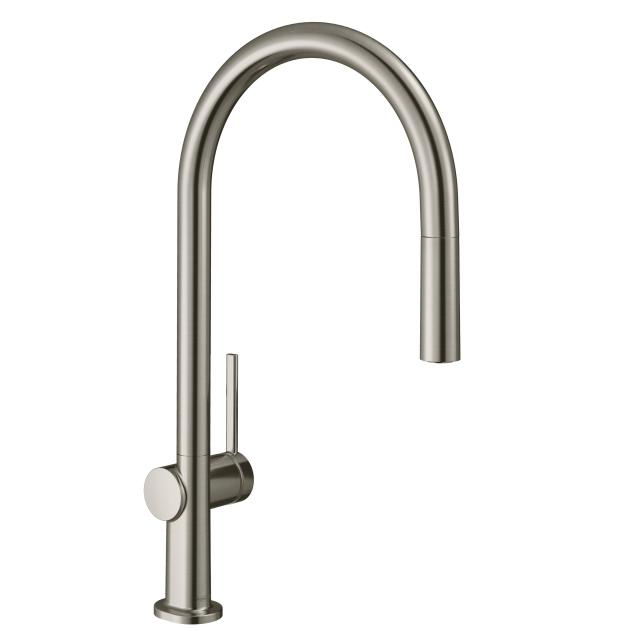 Hansgrohe Talis M54 single-lever kitchen mixer tap, with pull-out spout brushed stainless steel
