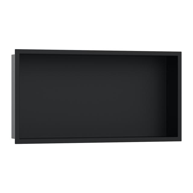 Hansgrohe XtraStoris Original wall recess with integrated frame matt black