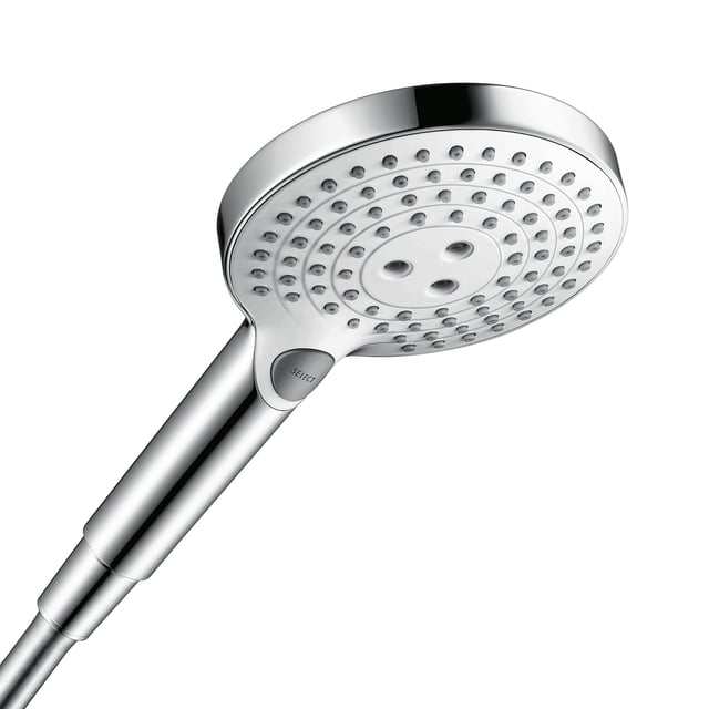 VANCOCO Doccetta Con 3 Getti E Regolatore Di Flusso – Ideale Per Bagni Piccoli, Bianco - 2