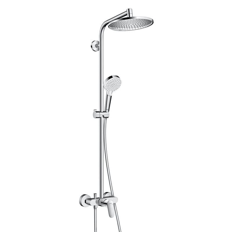 Teorema Shelf Colonne de douche avec mitigeur thermostatique chrome -  SD261CR