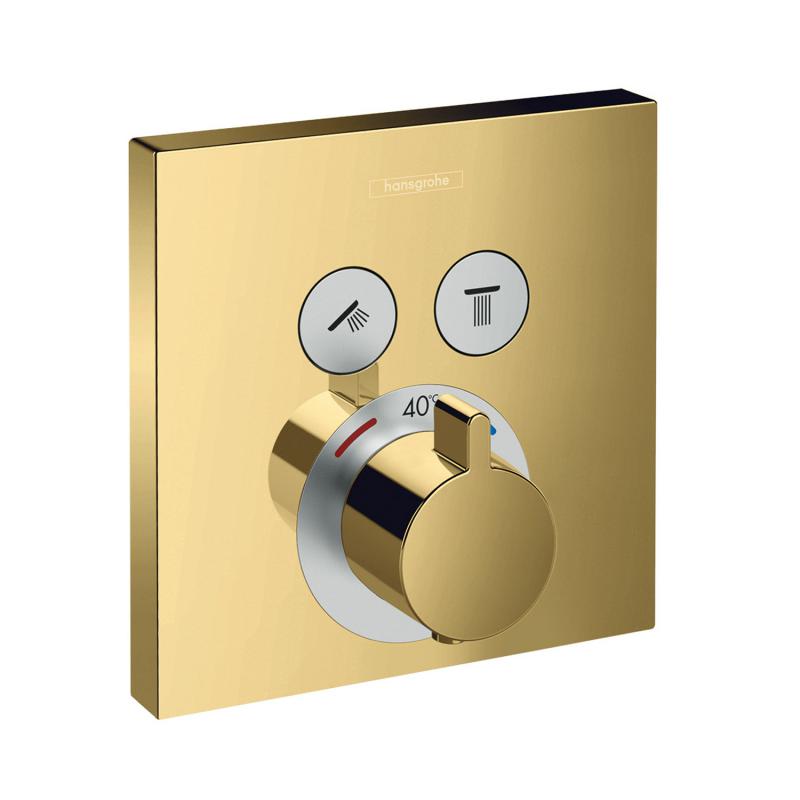 Hansgrohe ShowerSelect Thermostat encastré pour 2 sorties, 15763990