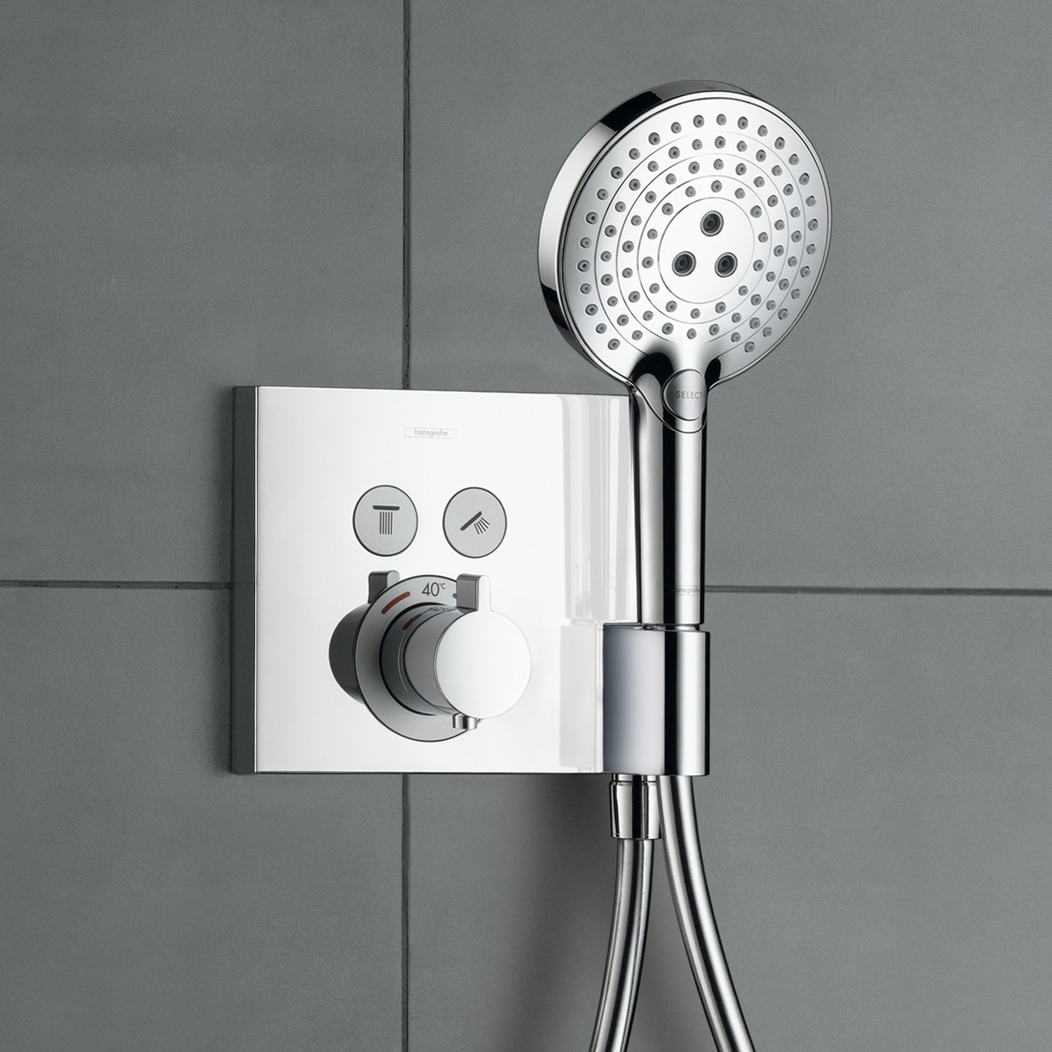 Hansgrohe ShowerSelect Thermostat Unterputz für 2 Verbraucher # 15765000