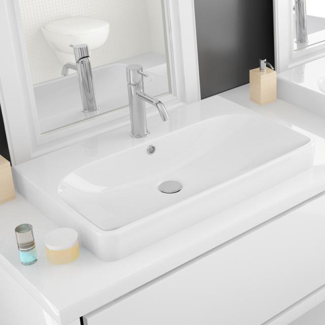 Hoesch CARTA countertop washbasin white