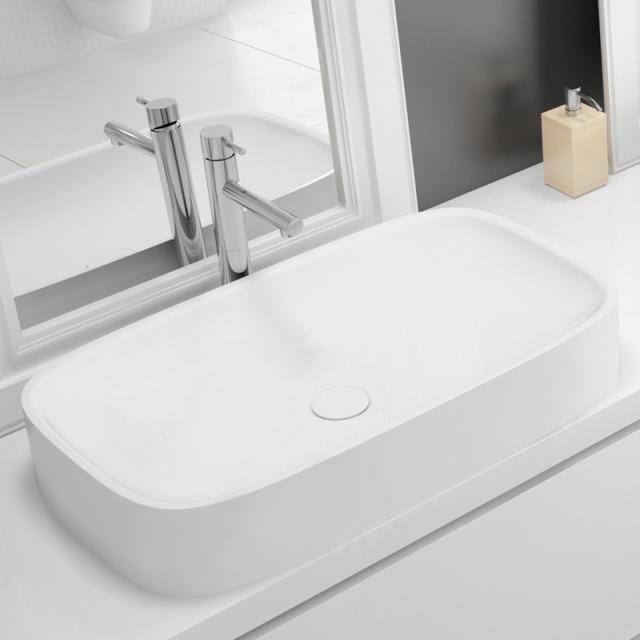 Hoesch LASENIA countertop washbasin matt white
