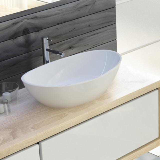 Hoesch NAMUR countertop washbasin white