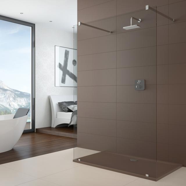 Hoesch ONE&ONE shower panel, back-to-wall